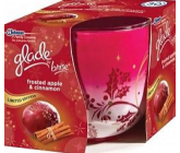 Glade by Brise Apple & Cinnamon scented candle in glass, burning time up to 30 hours 120 g