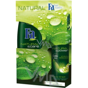 Fa Natural & Care shower gel 250 ml + Deodorant spray 150 ml, cosmetic set