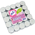 Linteo Tea candle in metal plate 100 pieces