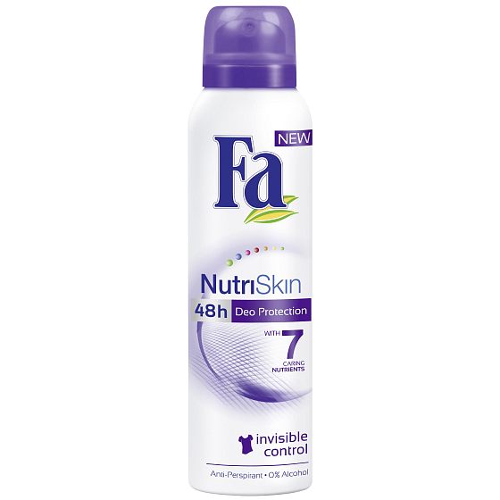 Fa NutriSkin Invisible Control antiperspirant deodorant spray for women 150 ml