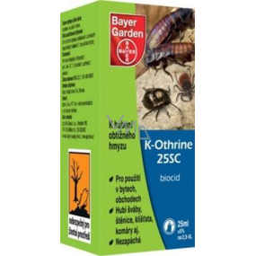 Bayer Garden K-Othrine 25SC product against difficult and harmful insects 25 ml