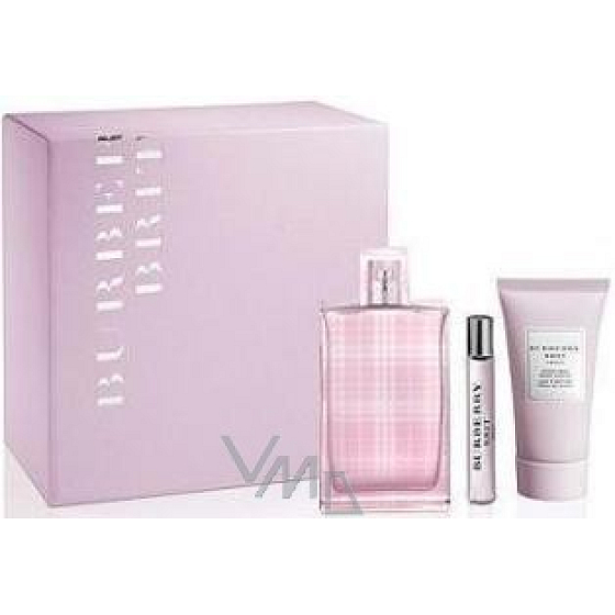 Burberry Brit Sheer eau de toilette 50 ml + body lotion 50 ml + eau de toilette 7.5 ml, gift set for women