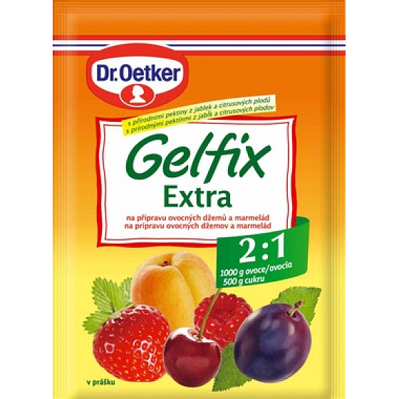 Dr. Oetker Gelfix Extra mixture for the preparation of fruit jams and marmalades 2: 1 25 g