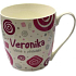 Nekupto Twister mug named Veronica pink 0.4 liter