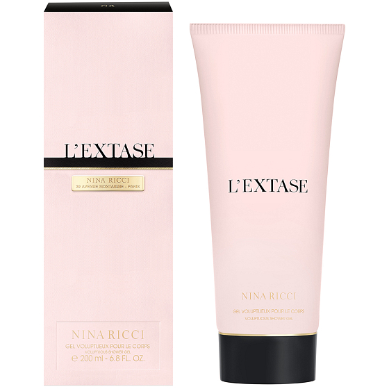 Nina Ricci L Extase perfumed shower gel for women 200 ml