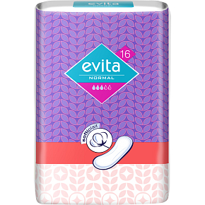 Evita Normal, women's pads, 16 pcs