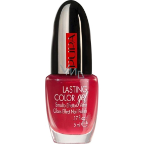 Pupa Lasting Color gel nail polish 100 Tropical Red 5 ml