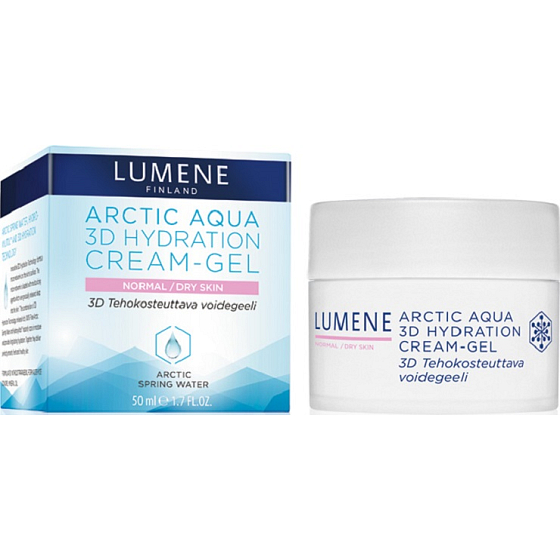 Lumene Arctic Aqua 3D Hydration Cream-Gel Moisturizing cream gel for normal / dry skin 50 ml