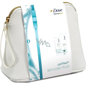 Dove Derma Spa Uplifted + body gel with massage head 100 ml + DermaSpa Uplifted body lotion 200 ml + cosmetic bag, cosmetic set