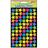 Neon star stickers 25 x 14 cm 154 pieces