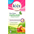 Veet Natural Cold Wax Strips 12 pieces + Luminous Finish Wipes 2 pieces