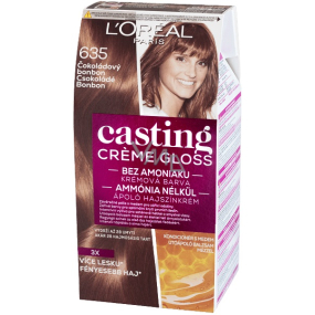 Loreal Paris Casting Creme Gloss hair color 635 chocolate candy