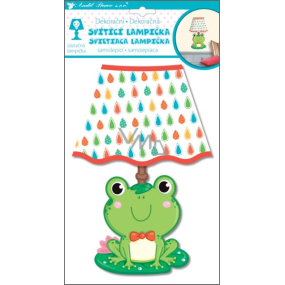 Self-adhesive wall lamp LED glowing frog 27 cm