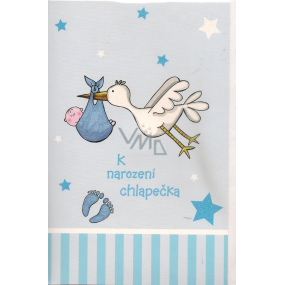 Nekupto Wishes for the birth of a child For the birth of a baby boy 136 x 210 mm