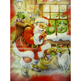 Nekupto Gift kraft bag 41.5 x 32 x 12 cm Christmas 155 WKXL