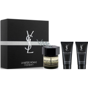 Yves Saint Laurent La Nuit de L Homme Eau de Toilette 60 ml + shower gel 50 ml + aftershave 50 ml, gift set