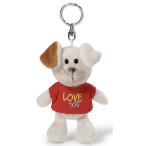 Nici Love You Dog in a 10 cm keychain t-shirt