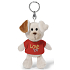 Nici Love You Dog in T-shirt Keychain 10 cm