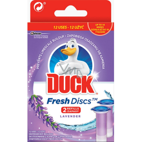 Duck Fresh Discs Lavender WC gel for hygienic cleanliness and freshness of your toilet 2 x 36 ml