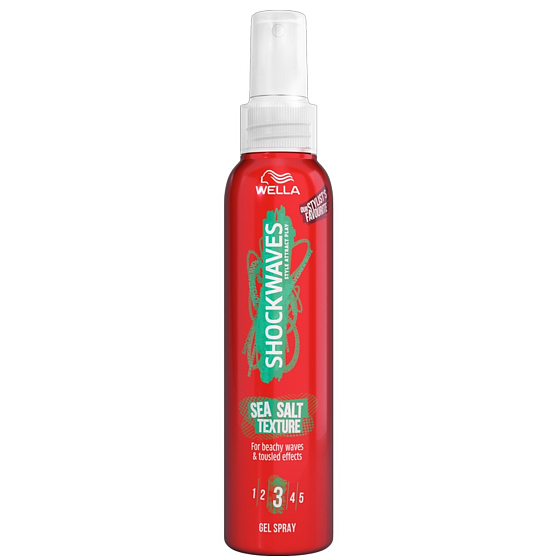 Wella Shockwaves Sea Salt Texture hair gel spray 150 ml