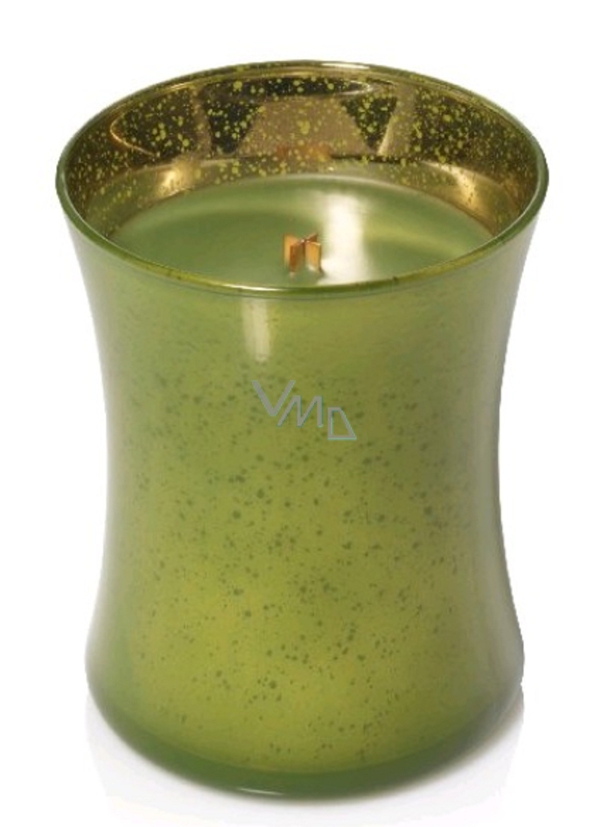 WoodWick Evergreen Scent of needles scented candle with wooden wick