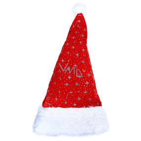 Santa Claus / Santa Christmas hat silver stars