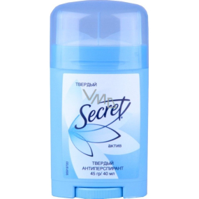 Secret Active antiperspirant deodorant solid stick for women 40 ml