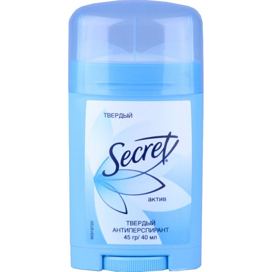 Secret Active antiperspirant deodorant solid stick for women 40 ml