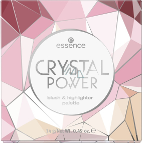 Essence Crystal Power Blush & Highlighter Palette palette 14 g