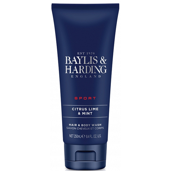 Baylis & Harding Men Lime and Mint 2 in 1 cleansing gel for hair and body for men 250 ml
