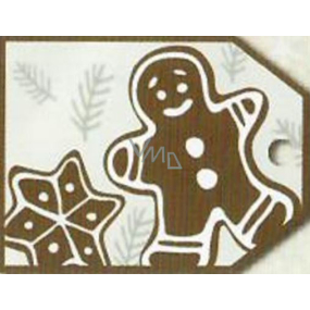 Nekupto Christmas gift cards gingerbread 5.5 x 7.5 cm 6 pieces