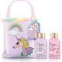 Baylis & Harding Unicorn shower cream 100 ml + washing gel 100 ml + textile bag with unicorn motif, cosmetic set