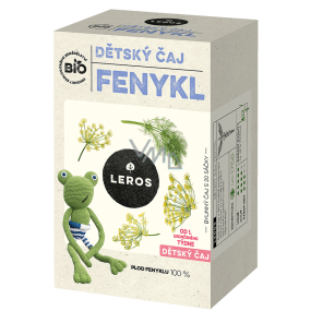 Leros Children's Fennel Tea Organic herbal tea supporting good digestion and normal respiratory function for children 20 x 1.5 g