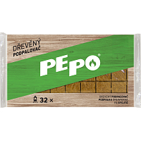 PE-PO Wooden Firestarter 32 Starters