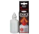 Max Battery operated electric cemetery candle ZE1 White 11 cm 1 piece