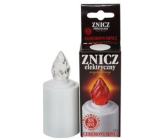 Max Battery operated electric cemetery candle ZE1 White 11 cm 1 piece
