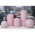 Lima Ice Pastel pink candle cylinder 80 x 100 mm 1 piece