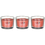 Yankee Candle Tropical Breeze - Tropical Breeze scented votive candle in glass 3 x 37 g, gift set