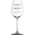 Nekupto Funny wine glass with print Don't even ask... 440 ml