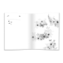 Ditipo Glitter colouring book Poetic Life 8 sheets 21 x 30 cm
