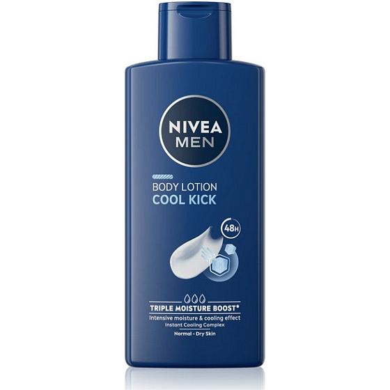 Nivea Men Cool Kick Body Lotion for Men 400 ml