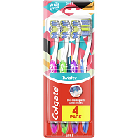 Colgate Twister design toothbrush 4-pack