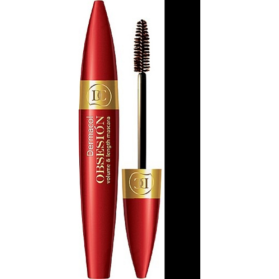 Dermacol Obsesión Volume & Length Mascara Shade Black 9 ml