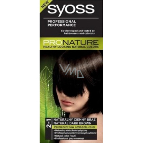 Syoss ProNature Long-Lasting Hair Color 2-1 Naturally Dark Brown