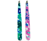 Abella Slant Tweezer with Various Designs Print TW022