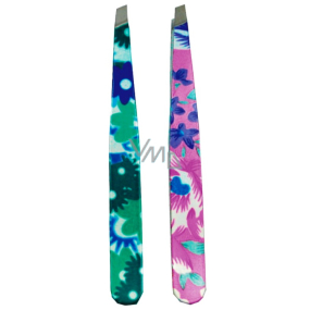 Abella Slant Tweezer with Various Designs Print TW022