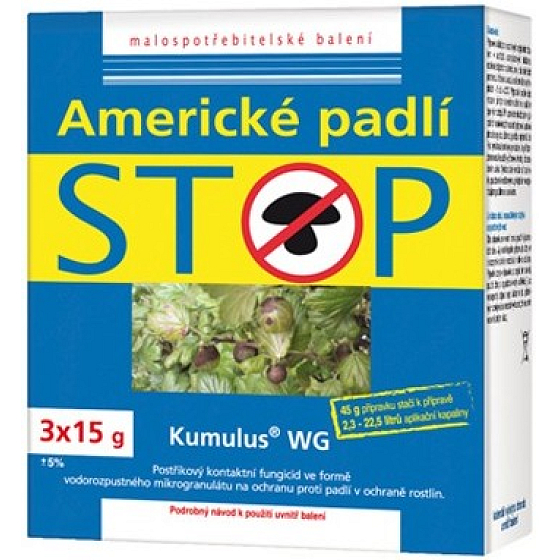 Agro American mildew Stop Kumulus WG plant protection product 3 x 15 g