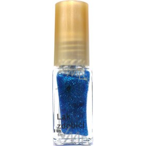 Daisy decorating nail polish shade blue glitter 6 ml