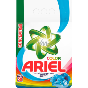 Ariel Touch of Lenor FreshColor washing powder for colored laundry 50 doses 3.75 kg