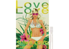 Love Love Sun & Love toaletní voda pro ženy 1,6 ml s rozprašovačem, Vialka